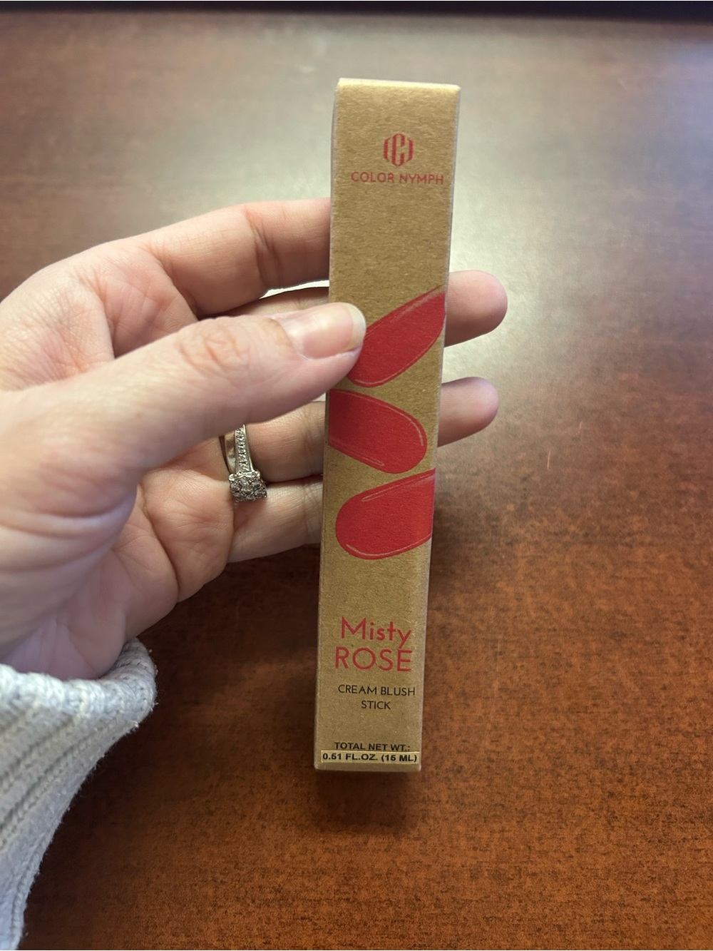 Color Nymph Misty Rose Cream Blush Stick 0.51 oz Natural Dewy Finish